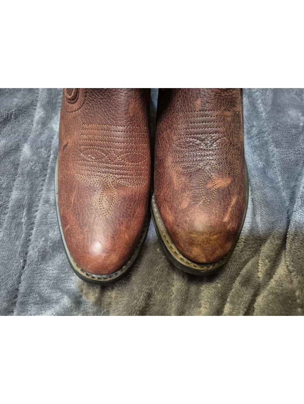 Masterson Boot Co. Brown Leather Cowboy Boots Women's